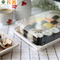 Contenedor de alimentos de bandeja de sushi biodegradable 100% compostable